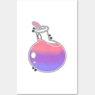 magical bi potion bottle Posters and Art